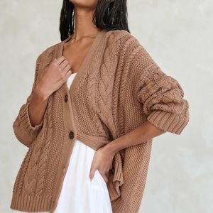 Jenni Kayne Cable Cocoon Cotton NWT XS